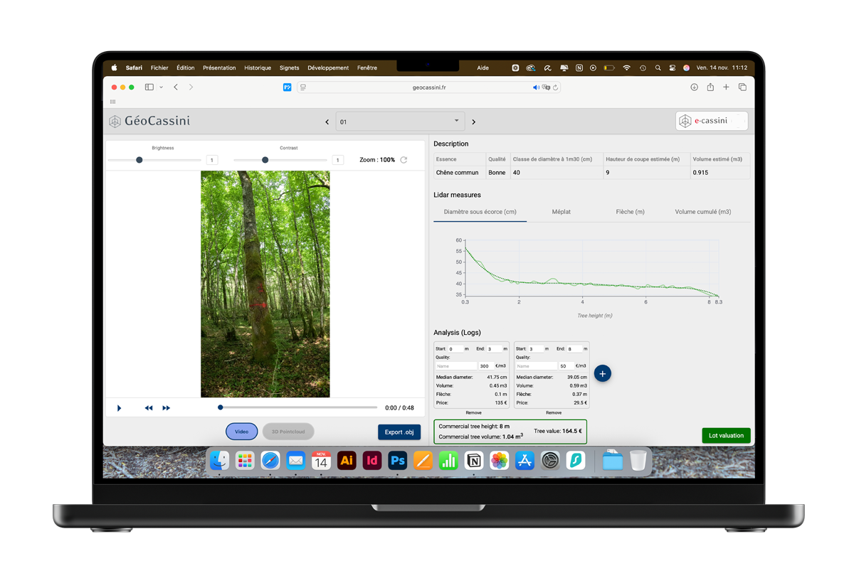Luciole des Bois achat de bois sur pied vente de bois sur pied